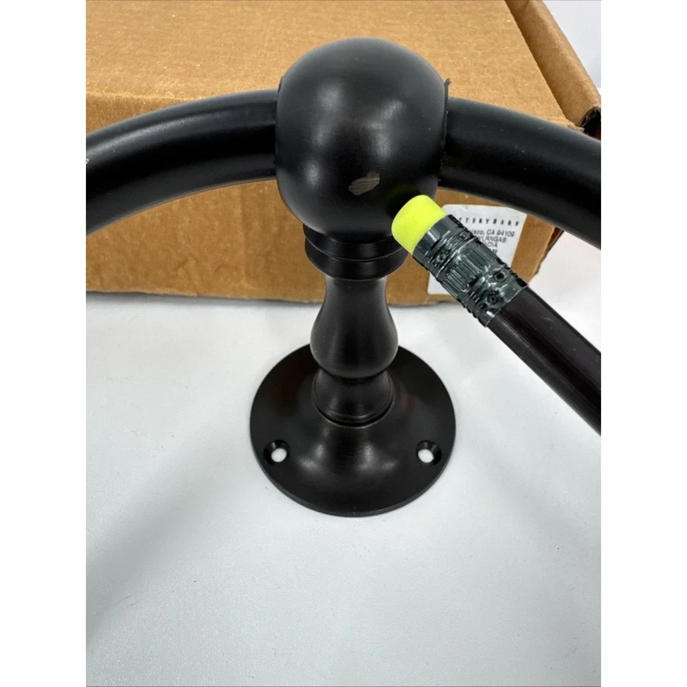 Pottery Barn‎ Sussex Towel Ring Black Finish Remodeling Bathroom William Sonoma